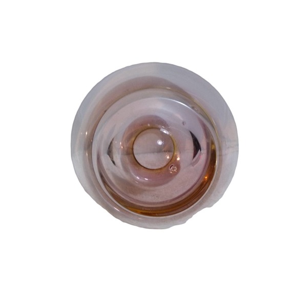 Vintage homegaard pink Glass centerpieces bowl heavy - Picture 9 of 9